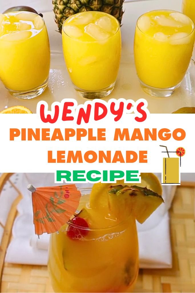 Wendy's Pineapple Mango Lemonade Copycat Recipe