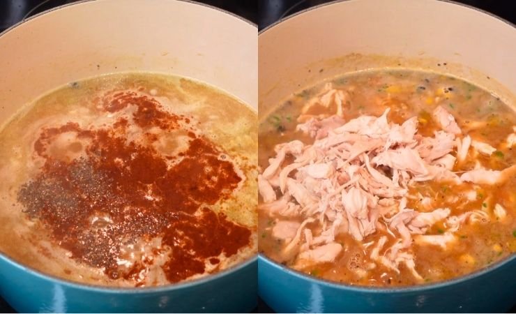 Combine Chicken and Cream