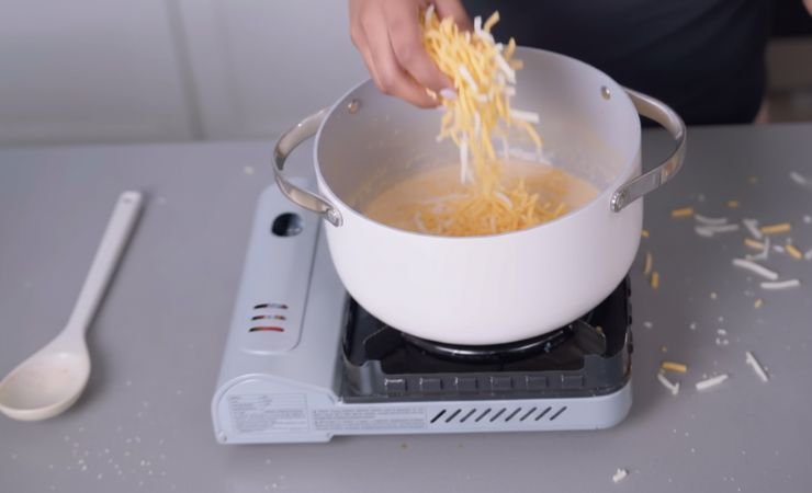 Melt the Cheese Into the Cream