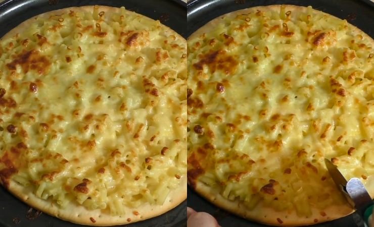 Brush Garlic Butter on the Crust