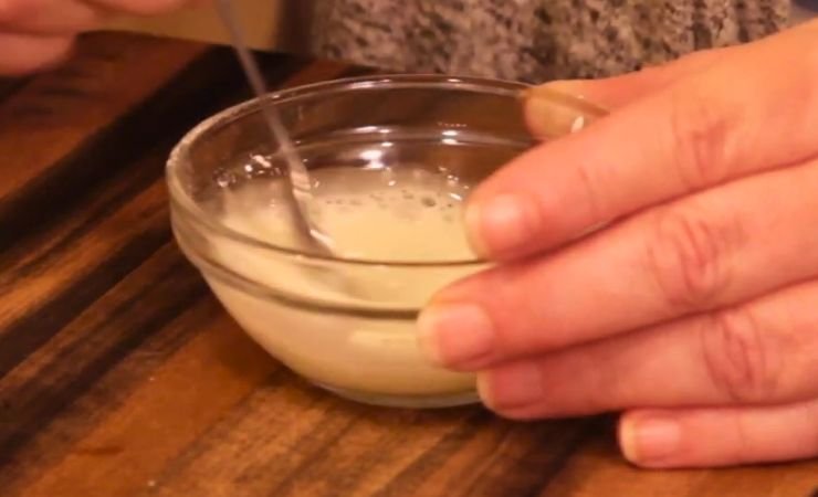 Make the Cornstarch Slurry