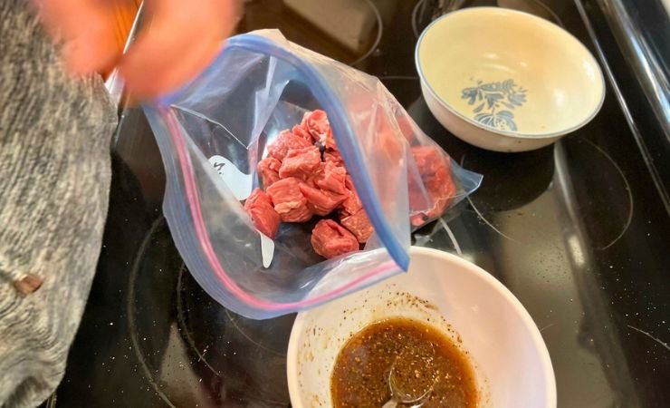 Marinate the Steak