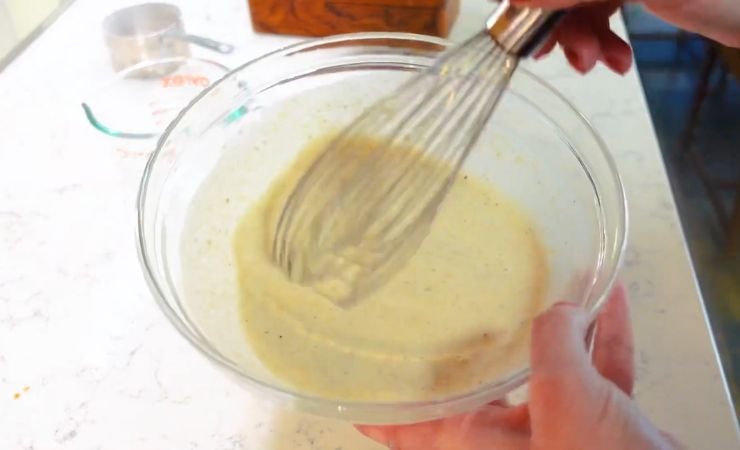 Make the Cornmeal Batter