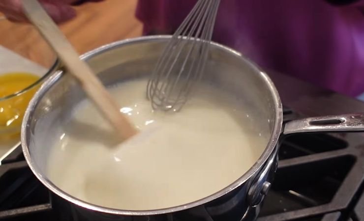 Beat the cream cheese