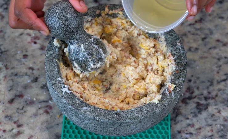 Add the Lemon Flesh, Zest, and Juice