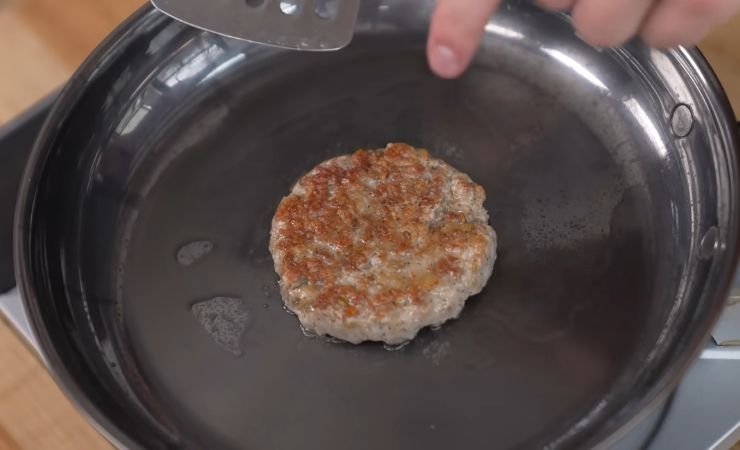 Cook the sausage patties