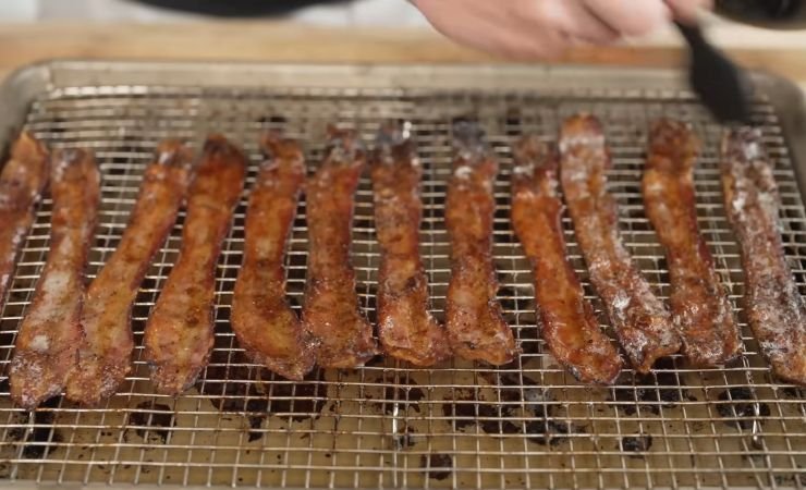 Warm the bacon