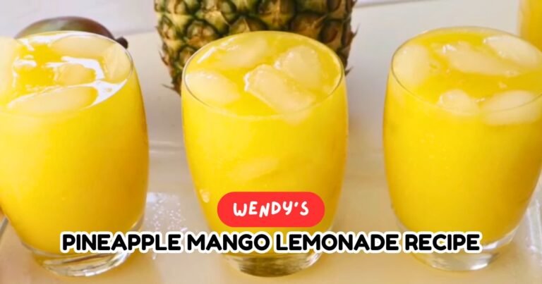 Wendy's Pineapple Mango Lemonade Recipe